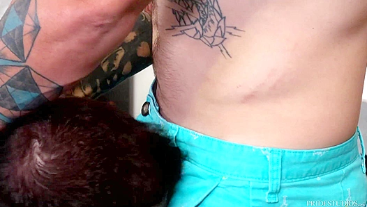 Hell, Watch Dustin Steele’s Massive Dick Dominating His Whimpering Sub