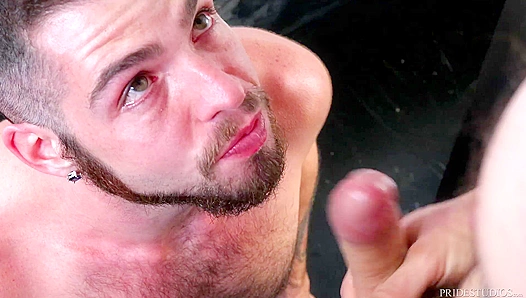Hell, Watch Dustin Steele’s Massive Dick Dominating His Whimpering Sub