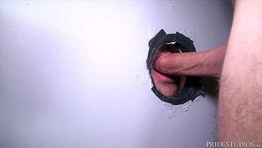 Muscle Hunk Over 30 Pounds Glory Hole with Raw, Unrelenting Cock Action