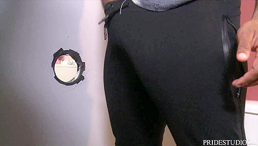 Massive BBC in the Glory Hole, Sucking and Getting Pounded Hard