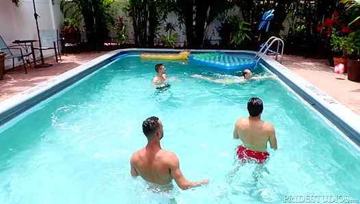 Pounds His Big Dick Into Tight Asses On Fucking Vacation