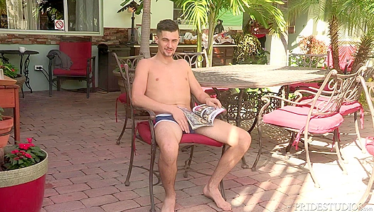 Jock Daddy DylanLucas Gets Analized By Skinny Guy, Dirty Talk Included