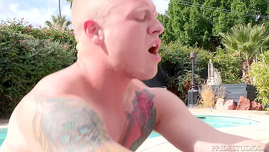 Muscle Hunk Neighbor Daddy DylanLucas Caught Me Jacking Off By The Pool
