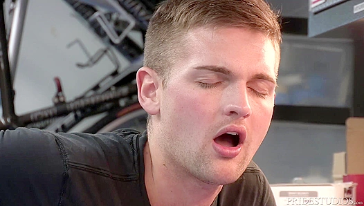 DylanLucas Hot Daddy Jaxton Wheeler Catches You Slacking, Fucks You Hard At Work