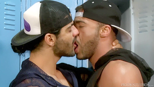 Muscle Studs Micah Brandt and Ali Liam Pound Each Other Raw in Public