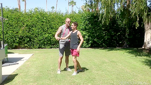 Coach Drills This Horny Boy Until He’s Pre-Cumming Like a Fucking Pro