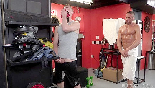 Twink DylanLucas Gets Caught Sniffing Daddy’s Jock, Tongue Deep in Action