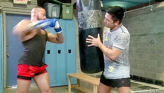 Trainer Gets Pounded by Extra Big Dicks Hard Body Sean Duran Screaming Loud