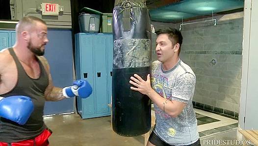 Trainer Gets Pounded by Extra Big Dicks Hard Body Sean Duran Screaming Loud