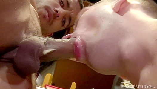 Handyman Pounds His Ebony Co-Worker Senseless With a Massive Dick