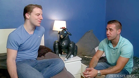 Str8 Guy Gets Fucked Hard by Extra Big Dicks, Moaning Loud with Every Deep Thrust