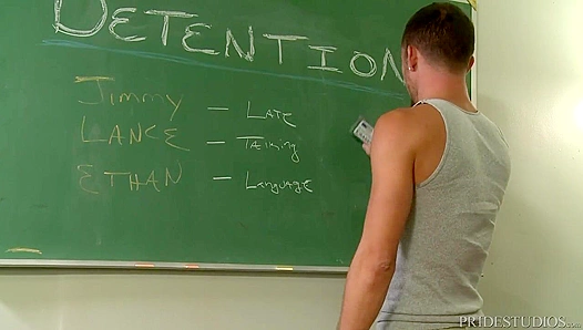 3-Way Detention Action with Extra Big Dick Bad Boys Pounding Hard