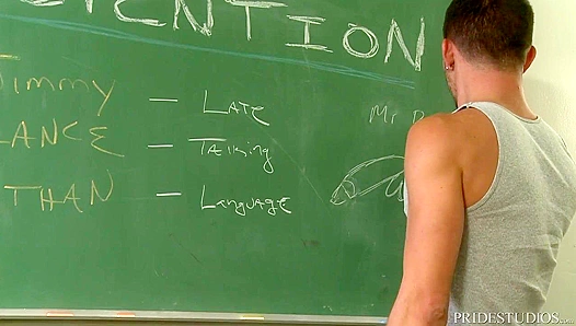 3-Way Detention Action with Extra Big Dick Bad Boys Pounding Hard