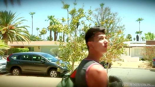 Damn Teen Ass Gets Ripped by Neighborhood Bear's Massive Dick