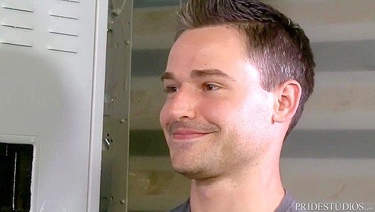 Twink Gets Pounded by Hairy Daddy in Locker Room – DylanLucas Cums Hard