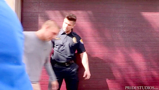 Cop Gets Roughly Ridden by Dylan Lucas and Trent Ferris