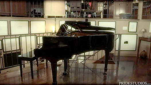 Twink DylanLucas Sucks Daddy Dirk Caber's Cock Until He Blows His Load