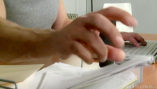 Rodney Steele Fucks His Way Through Employee Discipline, Shouting Dirty Orders