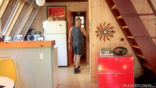 Twink DylanLucas Gets Pounded by Adam's Massive Daddy Cock