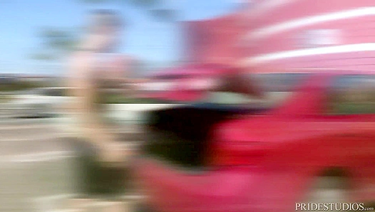 Beefy Coach Rips Through Athletic Gear, Pounding Hard and Fast