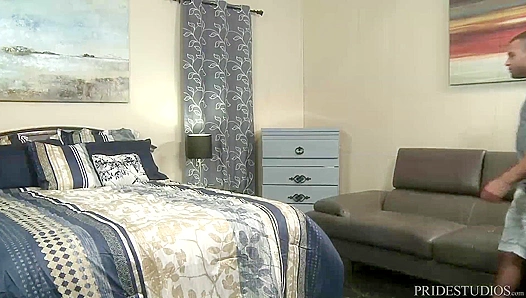 Threesome with Extra Big Dicks and Fat Cocks Pounding Hard