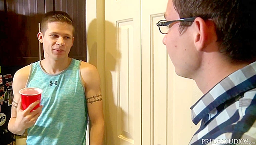 Cock Virgins at a Wild College Party in the Garage