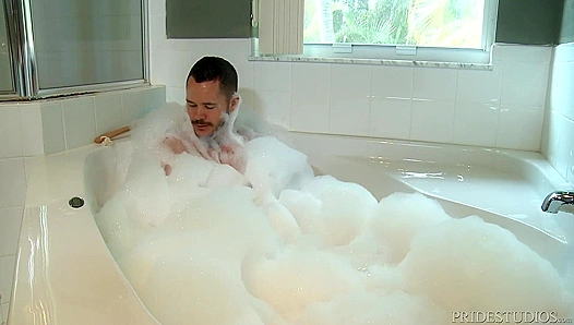 Giant Cocks Unleashing Loads in the Fucking Bath