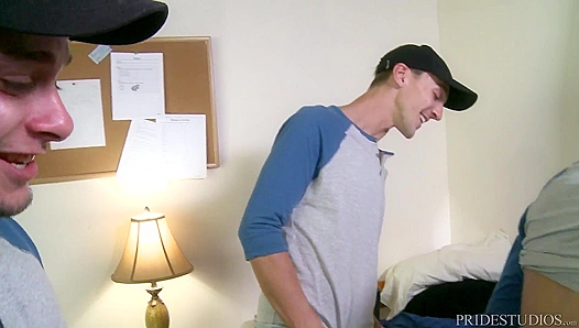 Cock Virgins - College Boys Lose It in a Wild Group Orgy