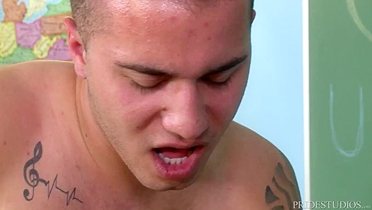 Cock Virgins Get Wild In Geography Class, Shitting Their Pants From Pure Pleasure