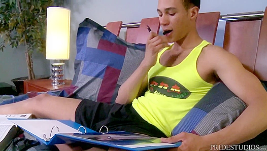 Santiago Figueroa’s Cock Virgin Fantasy - Masturbating Like a Fucking Pro