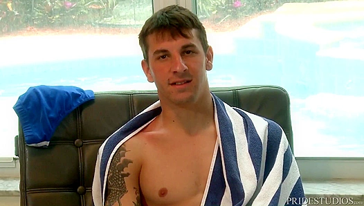 Huge Cocks in Tight Blue Swimsuits Getting Pounded Raw