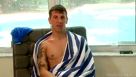 Huge Cocks in Tight Blue Swimsuits Getting Pounded Raw