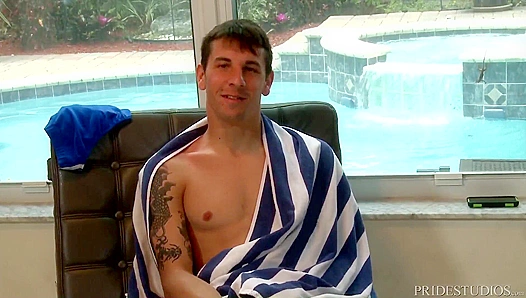 Huge Cocks in Tight Blue Swimsuits Getting Pounded Raw