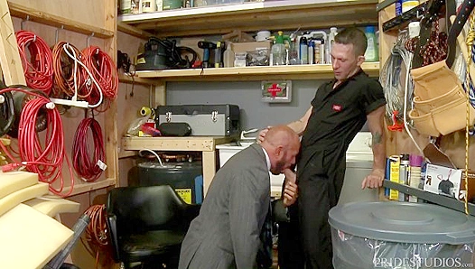 Dudes Over 30 Get Wild in the Janitor's Closet