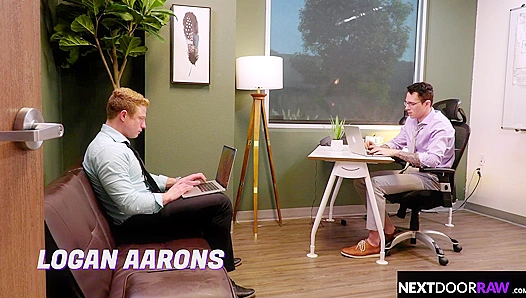 Hunks Relieve Stress with Each Other’s Massive Cocks in the Office