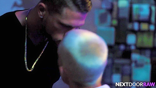 Horny Skinny Twink Gets Fucked Raw by Hunk Daddy Roman Todd and Theo Brady