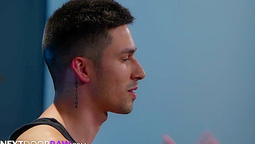 Twink Gets Pounded Raw By Beefy BF Trevor Harris and Kane Fox