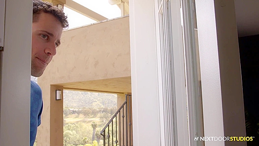 Dante Colle Catches Quin Quire Spying, Then Rips His Clothes Off for a Raw Flip Fuck