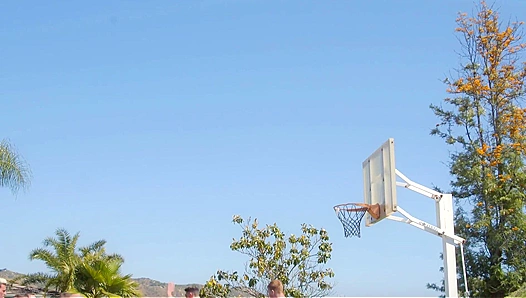 Basketball Players Go Wild Next Door, Raw and Unfiltered Post-Game Action