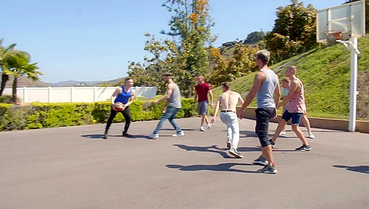 Basketball Players Go Wild Next Door, Raw and Unfiltered Post-Game Action