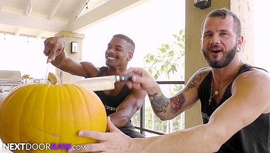 Adrian Hart Gets Fucked Raw and Hard, Taking Thick Demon Dick on Halloween Night