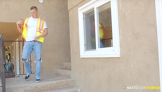 Electrician Gets His Mouth Stuffed by a Massive Dick