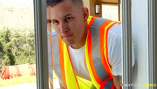 Electrician Gets His Mouth Stuffed by a Massive Dick