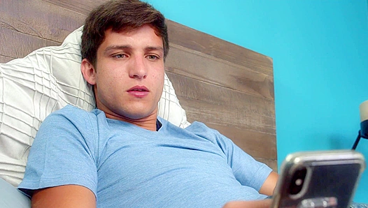 Hell, My Stepbro Got Caught Jacking Off to Gay Porn, Hot Mess of Cum and Swears