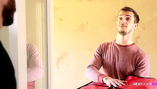 Pizza Boy Gets Caught Stealing and Sucking Cock Like a Pro