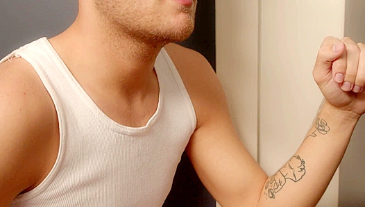 Roommate Caught Watching Jonny B Get Nailed Over the Phone