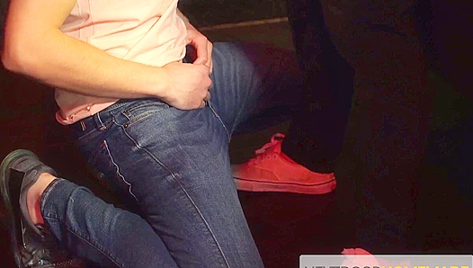 Pool Table Fuck At Bar For Twink - Damien White, Matt Heron, Luca Luv - NextDoorHomemade