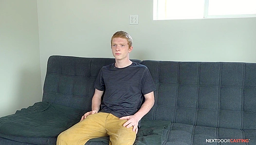 NextDoorCasting - Horny 18 Year Old Ginger Teen's Jerk Off Audition