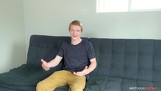 NextDoorCasting - Horny 18 Year Old Ginger Teen's Jerk Off Audition