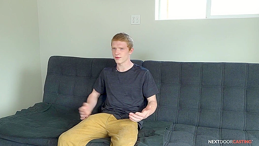 NextDoorCasting - Horny 18 Year Old Ginger Teen's Jerk Off Audition
